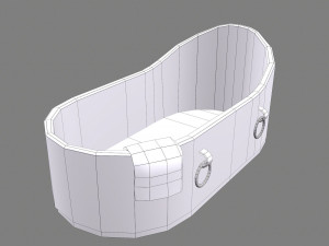 Medieval washtub 3D Модель