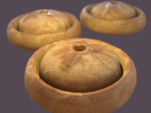 Medieval meat pie Model 3D