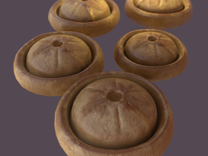 Medieval meat pie Model 3D