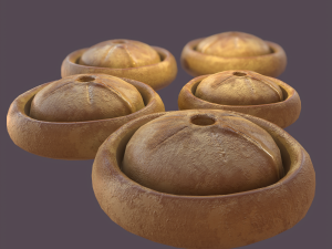 Medieval meat pie Model 3D