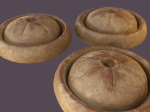 Medieval meat pie Model 3D
