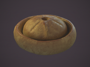 Medieval meat pie Model 3D