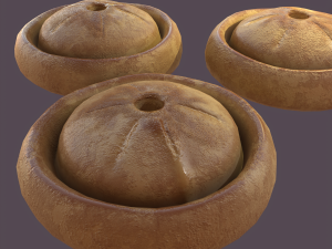 Medieval meat pie Model 3D