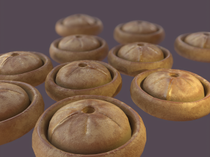 Medieval meat pie Model 3D