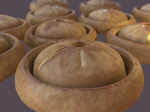 Medieval meat pie Model 3D