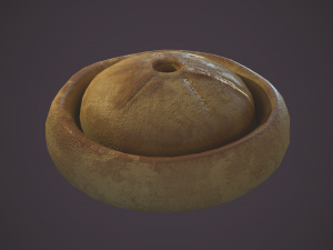 Medieval meat pie Model 3D