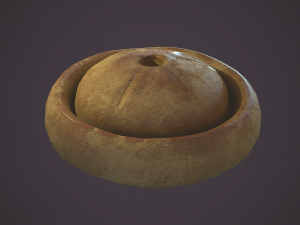 Medieval meat pie Model 3D