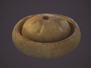 Medieval meat pie Model 3D