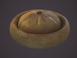 Medieval meat pie Model 3D