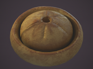 Medieval meat pie Model 3D