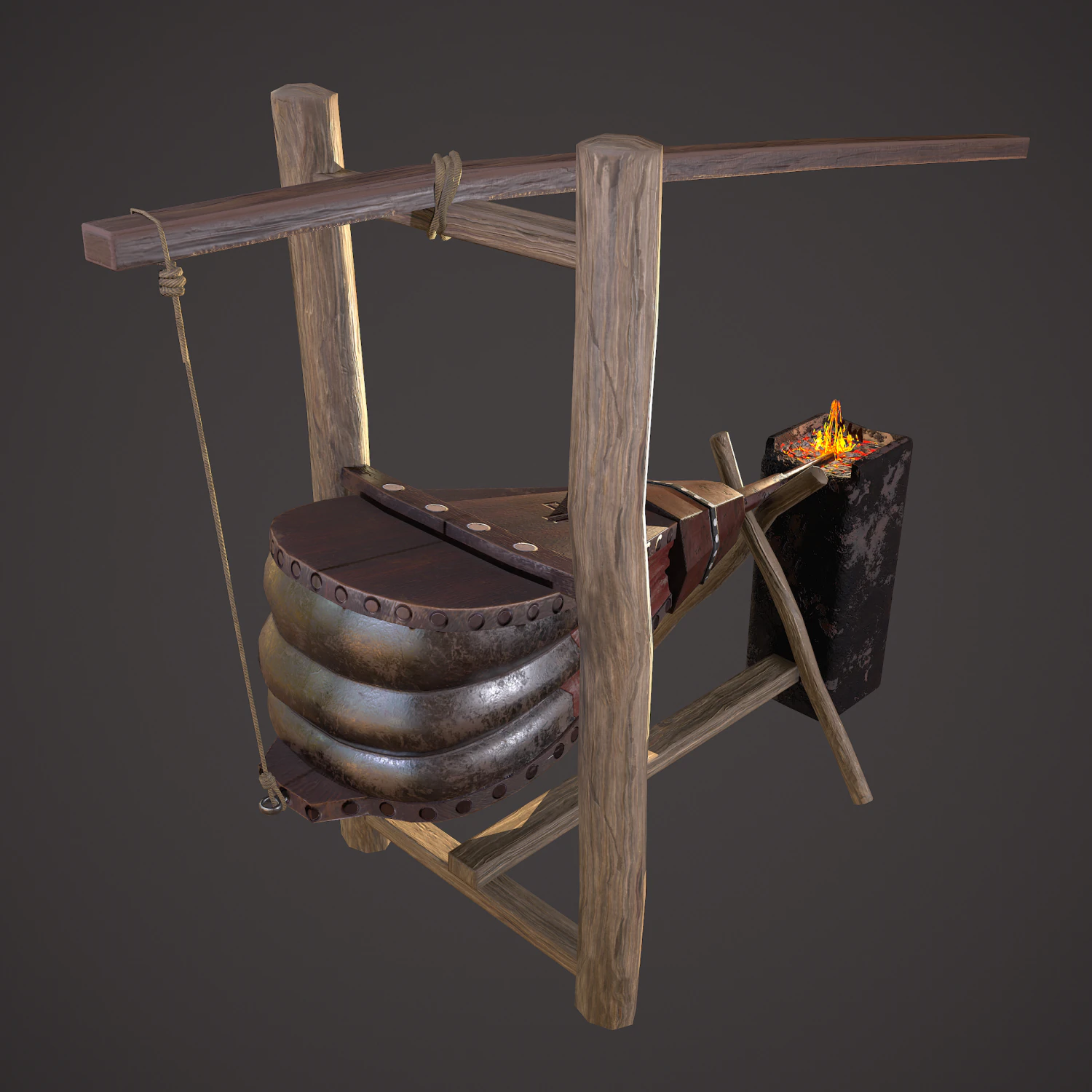 fuelles medievales Modelo 3D .c4d .max .obj .3ds .fbx .stl .blend 