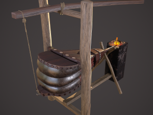 medieval bellows Modelo 3D