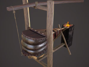 मध्ययुगीन धौंकनी 3D मॉडल