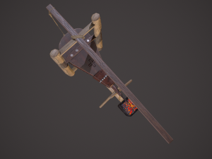 medieval bellows 3D 模型