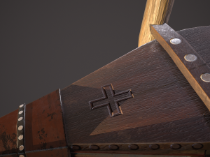 medieval bellows 3D 模型