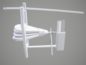 medieval bellows 3D 模型