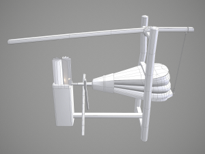medieval bellows 3D 模型