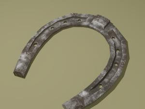 dirty horseshoe 3D Model