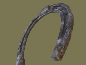 dirty horseshoe 3D मॉडल
