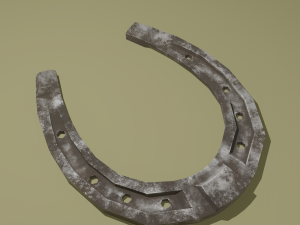 dirty horseshoe 3D मॉडल