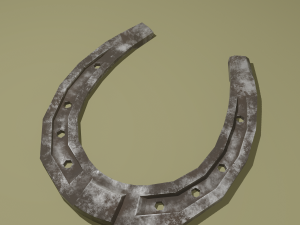 dirty horseshoe 3D मॉडल