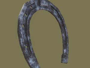 dirty horseshoe 3D मॉडल