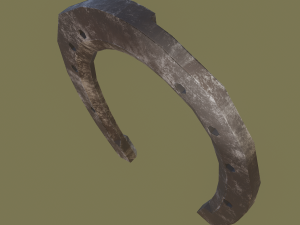 dirty horseshoe 3D मॉडल