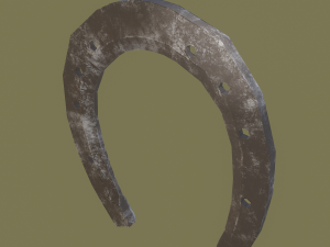 dirty horseshoe 3D मॉडल