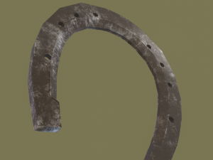 dirty horseshoe 3D मॉडल