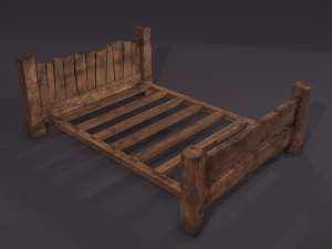 medieval beds 3Dモデル