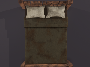 medieval beds 3Dモデル