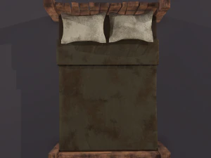 medieval beds 3D Model