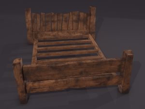 medieval beds 3Dモデル