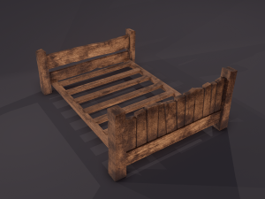 medieval beds 3Dモデル