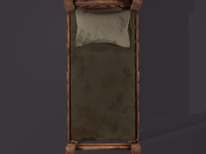 medieval beds 3Dモデル