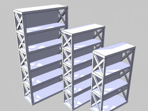 pantry shelves 3D Model