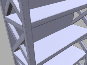 pantry shelves 3D Model