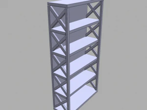 pantry shelves 3D Model