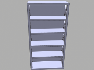 pantry shelves 3D Model