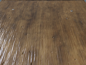 wooden table Model 3D