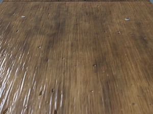 wooden table 3D Model