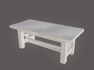 wooden table 3D Model