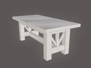 wooden table 3D Model