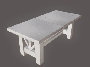wooden table 3D Model