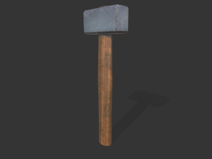 old hammer Model 3D