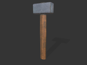 old hammer Model 3D