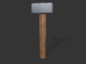 old hammer Model 3D