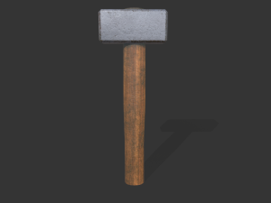 old hammer Model 3D