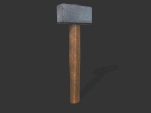 old hammer Model 3D