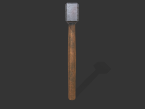 old hammer Model 3D